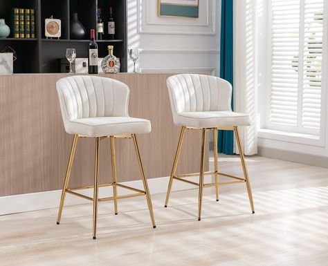 Chairs For Kitchen Island, Breakfast Bar Chairs, Chairs For Kitchen, Breakfast Bar Stools, Swivel Barstools, Breakfast Bar Kitchen, Bar Stools With Backs, Counter Height Bar, Counter Height Bar Stools