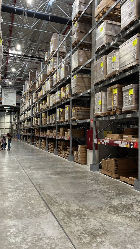 Warehouse Aesthetic Business, Ikea Inside Store, Warehouse Asthetic, Business Warehouse Aesthetic, Ikea Aesthetic Store, Ikea Warehouse, Packaging Warehouse, Ikea Inside, Warehouse Aesthetic