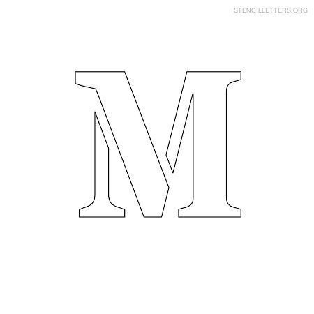 Letter M Stencil, Letter M Template, Letter A Printables, M Stencil, Letter S Printable, Letter M Printable, M Lettering, M Font, M Images