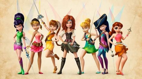 Cartoon Characters Wallpaper, Tinkerbell Pirate Fairy, Tinker Bell And The Pirate Fairy, Tinkerbell Outfit, Tinkerbell Characters, The Pirate Fairy, Disney Faries, Tinkerbell Movies, Flower Girl Inspiration