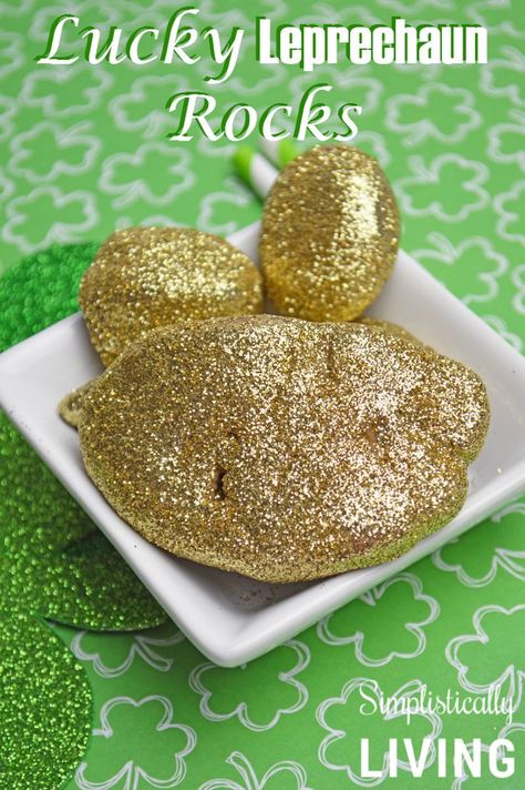 lucky leprechaun rocks- so fun and easy to make! Magic Leprechaun Rocks, Leprechaun Rocks, Lucky Leprechaun, Magically Delicious, Mind Hacks, Leprechaun Trap, St Patrick's Day Decorations, Rainbow Food, St Pats