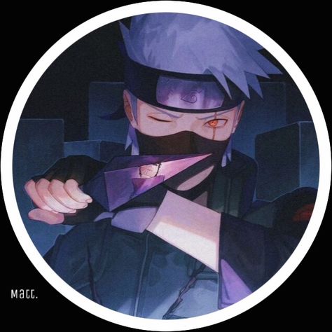 Circle Anime Icons, Kakashi Profile Picture, Kakashi Pfp, Naruto Watch, Sasuke Wallpaper, Insta Dp, Anime Cover, Uchiha Obito, Anime Rapper