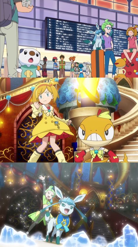 Two performers from the XY Showcase made cameos in today's episode Pokemon Showcase Outfits, Nintendo Outfit Ideas, Cute Pokemon Outfits, Pokemon Contest Outfits, Pokemon Xy Game, Pokémon Outfits, Pokemon Contest, Pokemon Outfits, Pokemon Names