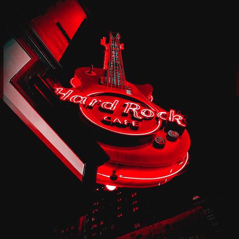 Downtown Atlanta Aesthetic, Atlanta Aesthetic, Neon Guitar, Rock And Roll Aesthetic, Downtown Atlanta, Red Guy, Cowboy Aesthetic, Rock Aesthetic, Rockstar Aesthetic