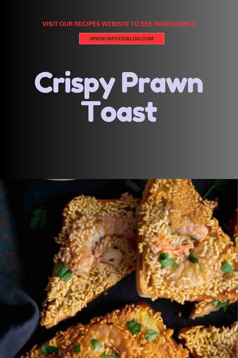 Prawn Toast Recipe Prawn Toast Recipe, Prawn Toast, Toast Recipes, Fine Dining, Appetizer Recipes, Appetizer, Seafood, Toast