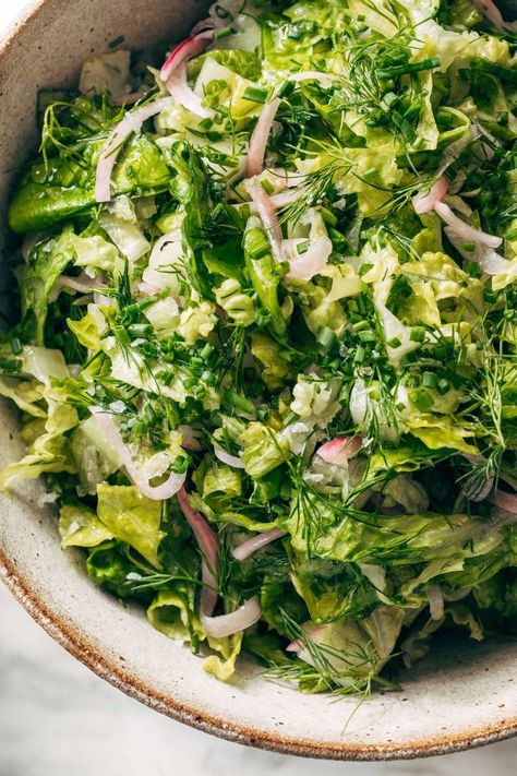 Bistro Salad - bitter herb recipes for the Passover meal | Land of Honey Bitter Salad, Biblical Food, Passover Meal, Bistro Salad, Passover Dinner, Biblical Feasts, Braised Greens, Endive Salad, Exodus 12