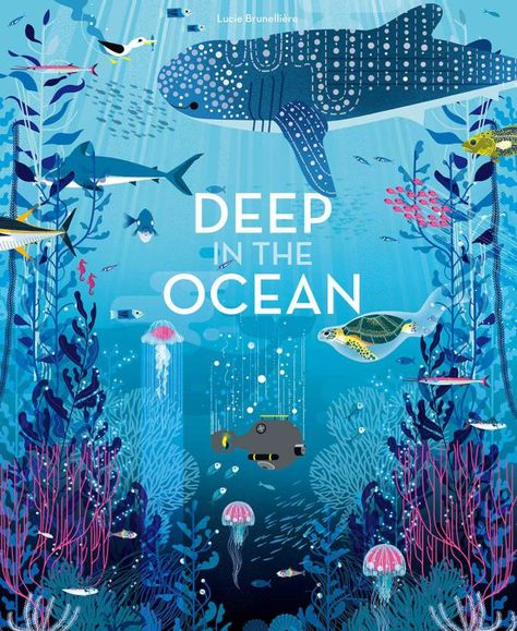 Ocean Books, Ocean Illustration, Underwater Scene, Ocean Depth, Under The Ocean, Ocean Sounds, Chronicle Books, Board Book, Mua Sắm