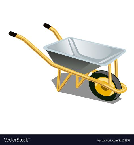 Farm Tools And Equipment, Garden Wheelbarrow, Frozen Cartoon, Cartoon Rooster, Cute Frozen, Snow Vector, Wheelbarrow Garden, Farm Tools, Landscape Construction