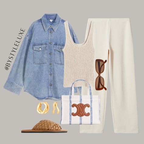 Linnet, Shop The Outfit, Look Boho Chic, Knitted Vest, Spring Look, Looks Street Style, Cooler Look, Outfits Verano, Looks Chic