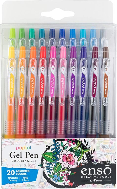 Gel Pen Coloring, Sharpie Set, Sarasa Pens, Cool Pencil Cases, Pilot Pen, Gel Pens Coloring, Coloring Set, Stationery Obsession, Pilot Pens