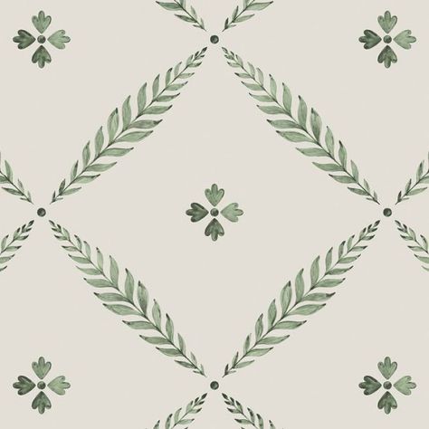 Large Trellis, Sage Green Light, Neisha Crosland, Patterned Wallpaper, Trellis Wallpaper, Wallpaper Project, Graphic Art Prints, Trellis Design, Trellis Pattern