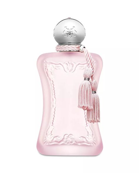 Parfums de Marly - Delina La Rosée Eau de Parfum De Marly Delina, Bergamot Essence, Pretty Perfume Bottles, Fragrances Perfume Woman, Pink Perfume, Perfume Collection Fragrance, Parfums De Marly, Feminine Fragrance, Pink Bottle