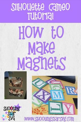 How To Make Magnets With Silhouette, Printable Magnet Sheets, How To Make Magnets With Cricut, Silhouette Hacks, Print And Cut Silhouette, How To Make Magnets, Silhouette Mint, Class Themes, Alphabet Magnets