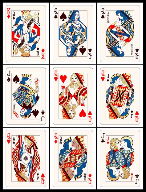 Deck Of Cards Art, Playing Cards Illustration, Playing Card Tattoo, Playing Cards Art, Playing Cards Design, Card Tattoo, Art Carte, Tattoo Model, Black Dragon