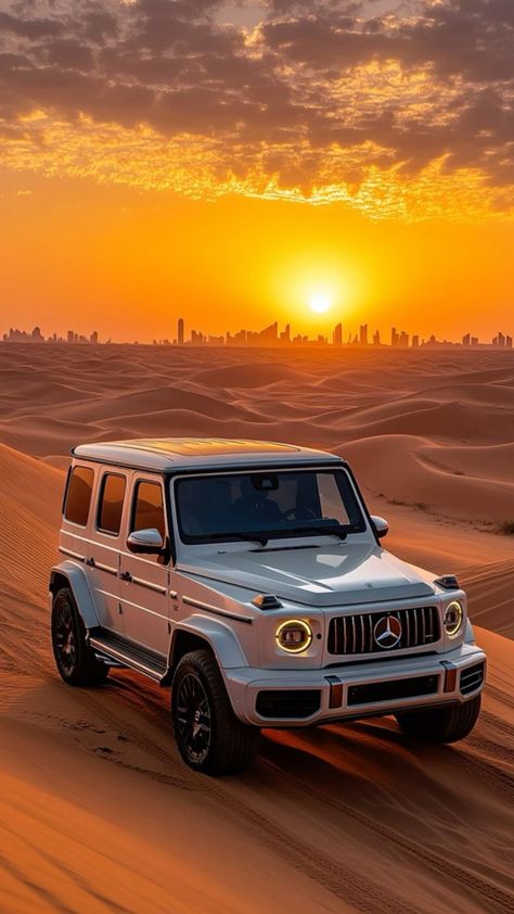 Mercedes G Wagon Aesthetic, G Wagon Wallpapers, Mercedes Background, Desert Aesthetic Wallpaper, Aesthetic Wallpaper Dream, Mercedes Car Aesthetic, G Wagon Aesthetic, Grey Mercedes, G Wagon Amg