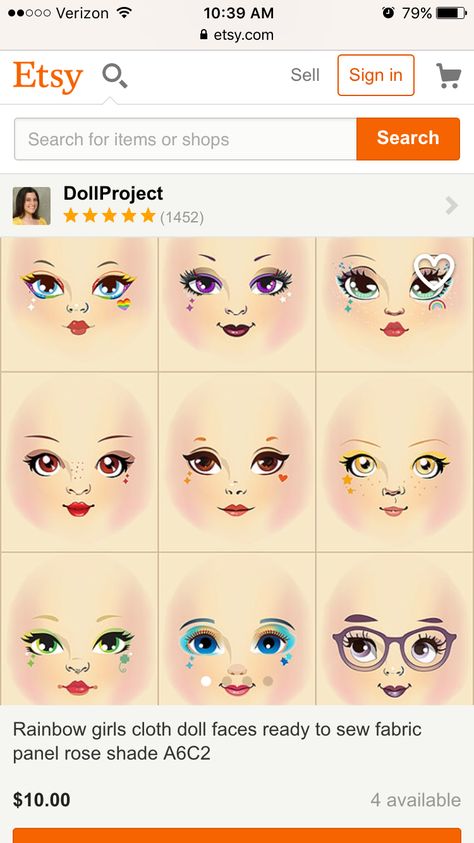 Dolls Faces Painting, How To Paint Fairy Doll Faces, Doll Face Embroidery Pattern, Painting Doll Faces On Fabric, Fabric Doll Face, Doll Face Paint, Face Template, Original Dolls, Eye Painting