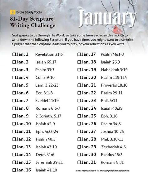 January Writing Challenge, January Bible Verse Scriptures, 30 Day Scripture Writing Plan, January Bible Study For Women, Daily Scripture Writing 2023, Daily Scripture Writing 2024, 2024 Scripture Writing Plans, January Scripture Writing Plan 2024, January Bible Reading Plan 2024