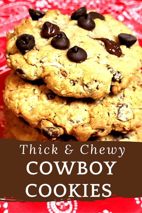 Pioneer Woman Cowboy Cookies -(Only Better) Best Cowboy Cookies, Cowboy Cookies Recipe, Cowboy Cookie Recipe, Ginger Snaps Recipe, Cowboy Cookies, Cookie Dough Balls, Chewy Chocolate Chip, Storing Cookies, Semi Sweet Chocolate Chips