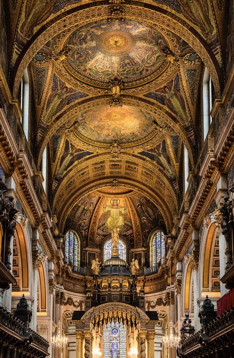 French Cathedrals Interior, Cathedral Interior Architecture, At Paul’s Cathedral, St Pauls Cathedral London Interior, Saint Pauls Cathedral London, St Paul's Cathedral London, Saint Paul Cathedral London, Cathedrals Interior, Cathedral Altar