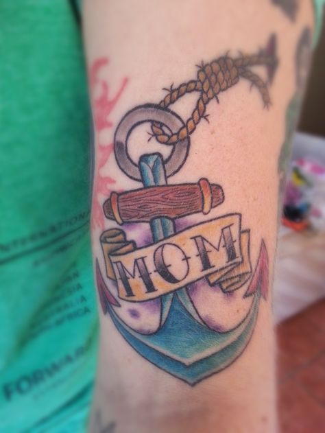 Anchor Tattoo. #tattoo #inked #anchor #anchortattoo #tats #mom #momtattoo Neat Tattoos, Johannesburg South Africa, Anchor Tattoo, Tattoo Shows, Johannesburg South, Classic Tattoo, For My Mom, Mom Tattoos, Get A Tattoo