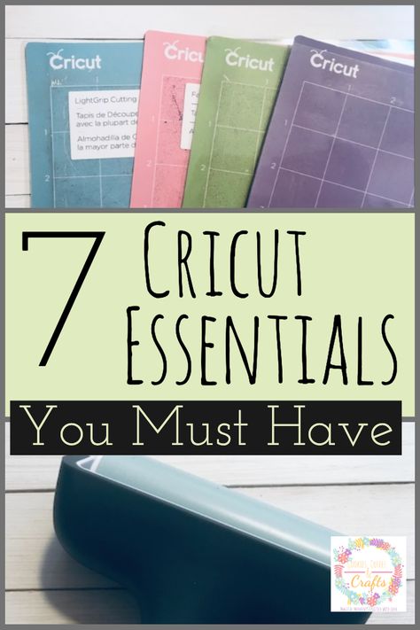 7 Cricut Essentials You Must Have - Cookies Coffee and Crafts Diy Pantry Labels, Cricut Blades, Cricut Accessories, Vinyl Blanks, How To Use Cricut, Handmade Quotes, Cricut Mat, Cricut Supplies, Coffee Cookies