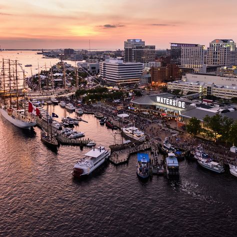 The city of Norfolk, Virginia, is a perfect combination of historical significance and coastal playground. Places To Visit In Virginia, Norfolk Virginia, Norfolk Va, House Hunters, Sunset Cruise, Rock Pools, New Energy, Best Places To Visit, Beautiful Buildings