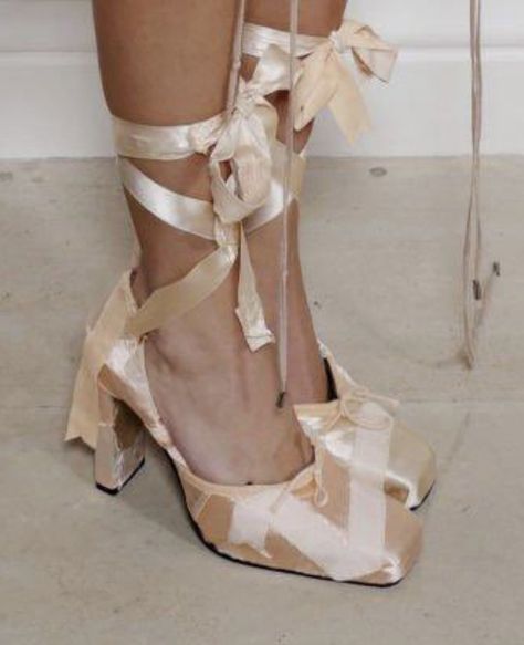 Ballet Heels, Ballerina Heels, The Ballerina, Ballerina Pumps, Emma Chamberlain, Pointe Shoes, Shoe Inspo, Ballet Pumps, Pretty Shoes