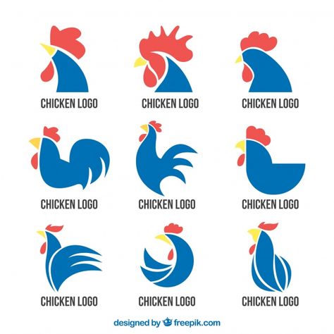 Rooster Silhouette, Rooster Logo, Chicken Logo, Sport Logos, Inspiration Logo Design, Food Business, Visual Branding, Logo Restaurant, Vintage Typography