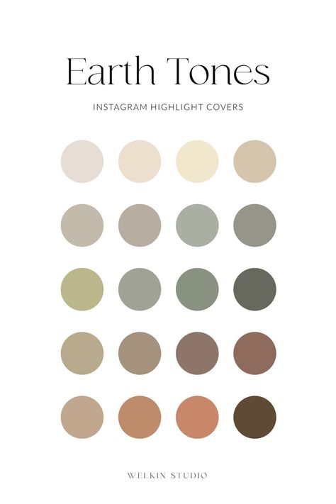 20 Earth Tones Solid Instagram Stories Highlight Covers, IG Stories Branding Colour Palette, Social Media Icon Hex Codes, Aesthetic Palette - Etsy New Zealand Hex Codes Aesthetic, Branding Colour Palette, Earth Tones Aesthetic, Aesthetic Palette, Earth Colour Palette, Earth Tone Color Palette, Hex Color Palette, Earth Tone Color, Color Palette Yellow