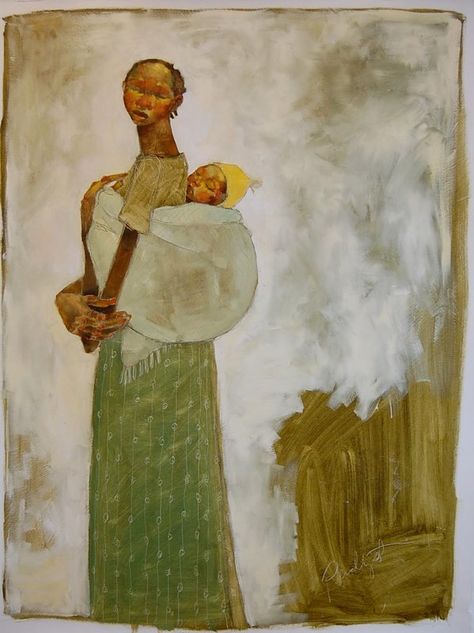 Olivia Pendergast Olivia Pendergast, Breastfeeding Painting, Africa Mother Art, Motherhood Painting Abstract, Pregnant Women Painting Art, Olivia Pendergast Paintings, Mary Cassatt, African Art Paintings, Camille Pissarro