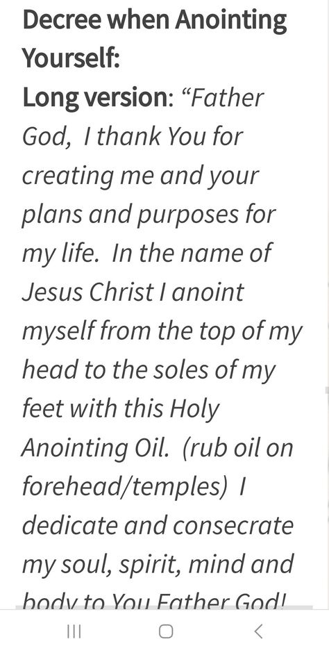 Prayers For Anointing Oil, Anointing Home Prayer, Prayer To Anoint Oil, Prayer For Anointing Oil, Annoit Oil Prayer, How To Make Anointing Oil The Bible, How To Make Anointing Oil, Anointing Oil Prayer For Home, Anointing Oil Prayer