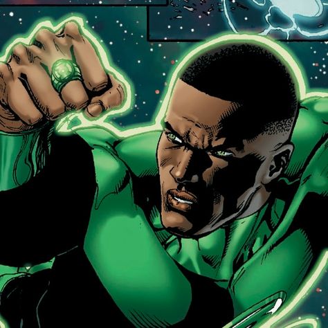 John Stewart Dc Comics, Dc John Stewart, John Stewart Green Lantern Art, Green Lantern John Stewart, Green Lantern Justice League, John Stewart Green Lantern, Lantern Art, John Stewart, Dc World