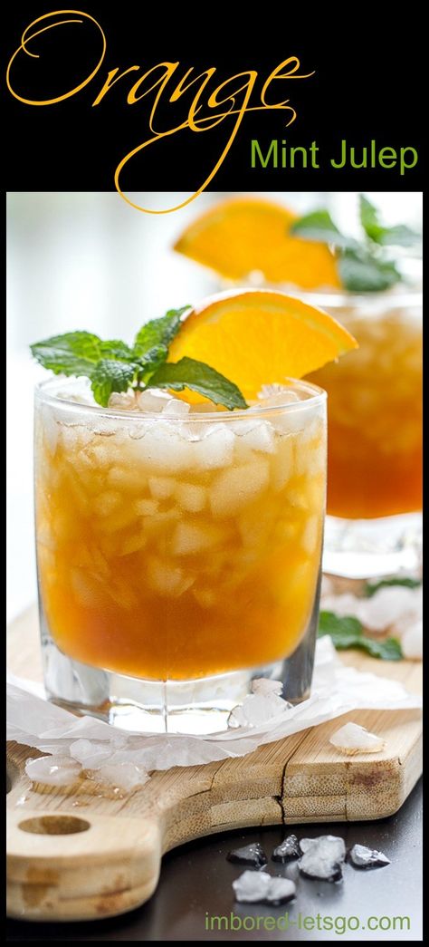 Best Mint Julep Recipe, Kentucky Derby Mint Julep, Orange Simple Syrup, Julep Recipe, Mint Julep Recipe, Mint Drink, Mint Cocktails, Glass Garnish, Mint Simple Syrup