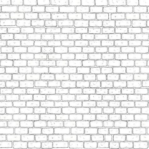 Brick Sketch, Brick Pattern Drawing, Brick Drawing, Brick Illustration, Brick Pattern, Drawing Of Brick Wall, Brick Texture Drawing, Brick Wall Perspective, Brick Wall Illustration