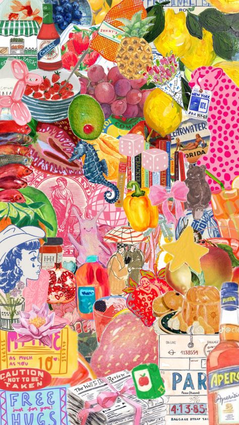 #maximalist #maximalism #aesthetic #wallpaper #vintage #fruits Aesthetic Maximalism, Maximalism Aesthetic, Aesthetic Wallpaper Vintage, Maximalist Wallpaper, Colorful Maximalist, Maximalist Aesthetic, Colorful Aesthetic, Wallpaper Vintage, Maximalism