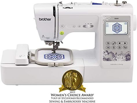 Brother SE600 Best Value Brother Sewing Machine Review Brother Se600, Embroidery Machine Reviews, Brother Sewing Machine, Best Embroidery Machine, Computerized Sewing Machine, Commercial Embroidery Machine, Sewing And Embroidery, Brother Embroidery Machine, Bernina Sewing