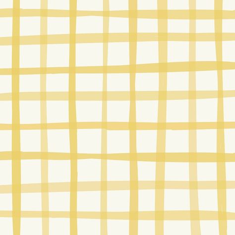 Grid background vector in cute yellow pattern | premium image by rawpixel.com / Aum Yellow Grid Background, Yellow Background Design, Pastel Yellow Background, Grid Background, Background Psd, Yellow Pastel, Yellow Pattern, Grid Pattern, Pastel Yellow