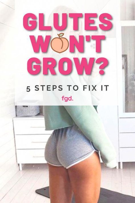 Your glutes won't grow no matter what you do? You’re not alone girl! That’s why today we’re talking about the 5 ways to fix those slow glowing glutes! Building Glutes, Activate Glutes, Grow Glutes, Glute Workout Women, Buttocks Workout, Leg And Glute Workout, Toning Workouts, At Home Workout Plan, Stubborn Belly Fat