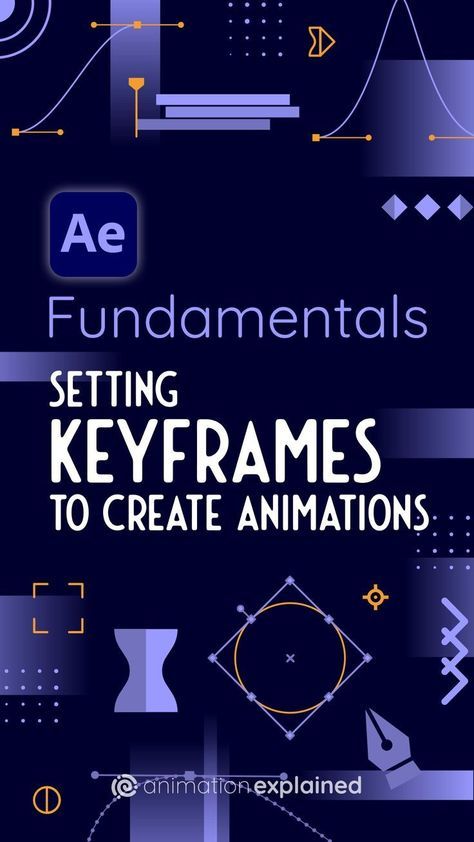 In this lesson of the After Effects Fundamental series, you'll learn all about keyframes. Keyframes are the basis of most animation in After Effects so this is key 😉 to animation in AE. You'll also get an intro into two important animation concepts: timing and spacing. Free Video Editing Software, Adobe After Effects Tutorials, Food Logo Design Inspiration, After Effects Intro, Learn Animation, Motion Graphics Tutorial, Adobe Tutorials, Motion Design Video, Motion Graphics Inspiration