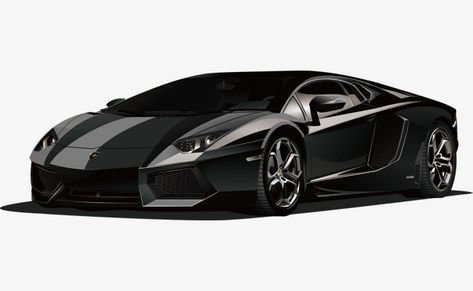 Sports Car Lamborghini, Car Png Aesthetic, Car Png Hd, Sports Car Black, Lamborghini Black, Black Sports Car, Clip Png, Black Lamborghini, Pet Advertising