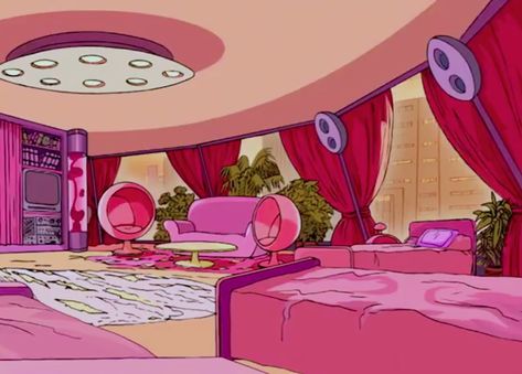 sai on Twitter: "thinking about the interior design in totally spies… " Arte Glitter, Totally Spies, Vintage Cartoon, New Wall, My New Room, Dream Room, New Room, Future House, Room Inspo