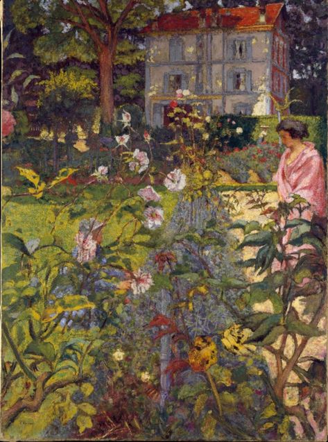 Edouard Vuillard, Galleria D'arte, Pierre Bonnard, Paul Gauguin, Garden Painting, Post Impressionism, Art Et Illustration, Art And Illustration, Claude Monet