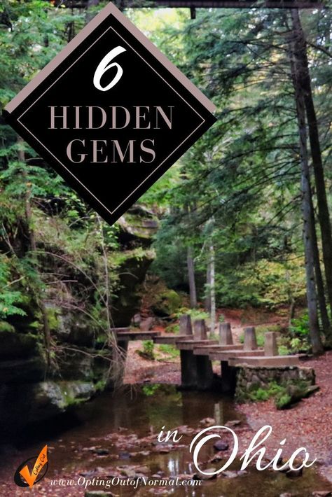 Here's a list of 6 amazing places to see in the state of Ohio on your next vacation or road trip. Ohio was one of our favorite places to explore, and we put together a list of our top hidden gems, unique places to see and some fun things to do in Ohio. #travel #hiddengems #traveltips #vacation #stateparks Day Trips In Ohio, Things To Do In Ohio, Ohio Attractions, Ohio Hiking, Ohio Destinations, Ohio Vacations, Hocking Hills Ohio, State Of Ohio, Ohio Travel