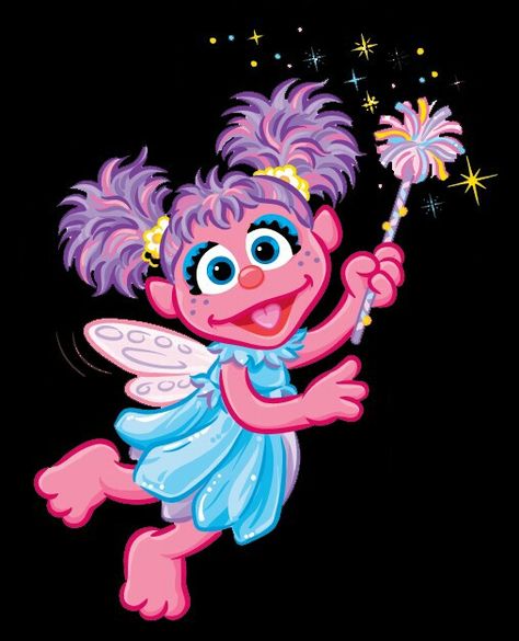 ABBY CADABBY FROM FRAGGLE ROCK Abby Sesame Street, Abby Cadabby Sesame Street, Abby Cadabby Party, Count Von Count, Sesame Street Christmas, Happy Birthday Cookie, Elmo Sesame Street, Abby Cadabby, Elmo Birthday Party