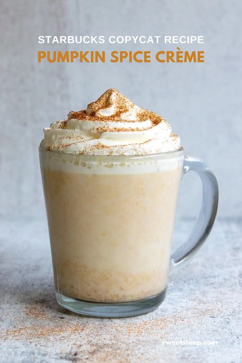 Hot Tea Drinks, Pumpkin Spice Creamer Recipe, Starbucks Frappuccino Recipe, Pumpkin Spice Frappuccino, Pumpkin Spice Drinks, Pumpkin Spice Cream, Frosty Recipe, Pumpkin Drinks, Steamed Milk