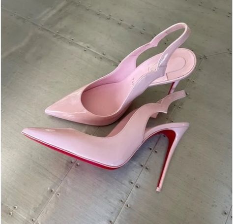 Pink Louboutins, Fashion Shoes Heels, Shoes Heels Classy, Stunning Shoes, Louboutin Heels, Fancy Shoes, Girly Shoes, Aesthetic Shoes, Elegant Shoes