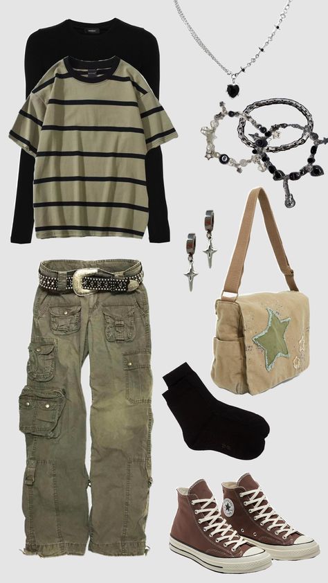 #grunge #grungecore #ootd #fyp #outfit #inspo #grungecore #aesthetic #grungeaesthetic #grungeoutfits #pinterest Grunge Winter Outfits Aesthetic, 00s Grunge Outfits, Thrifted Outfits Grunge, Grunge Ish Outfits, Kiril Morozov, Green Outfit Grunge, Zombiecore Outfits, Grungey2k Outfits, Grunge Clothes Ideas