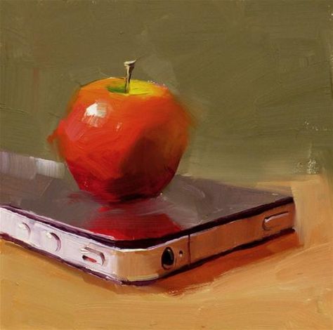 DPW Search - Affordable Original Fine Art and Artist Websites Quang Ho, Qiang Huang, Elena Katsyura, Apple Painting, Representational Art, Daily Painters, Still Life Fruit, Fine Art Painting Oil, Life Paintings