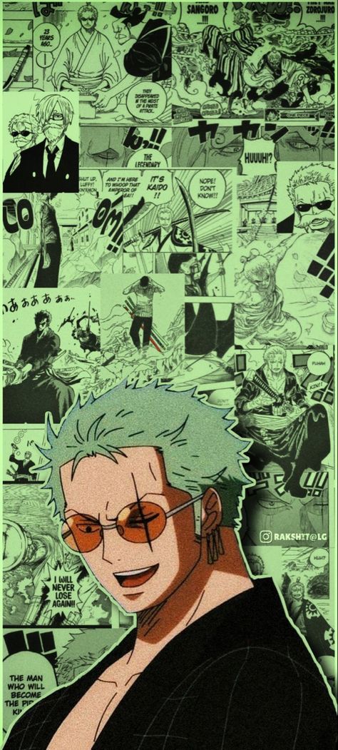 Roronoa Zoro One Piece, Manga Wallpaper, Zoro One Piece, Zero Two, Darling In The Franxx, Roronoa Zoro, Iphone Wallpapers, The Spirit, Iphone Wallpaper