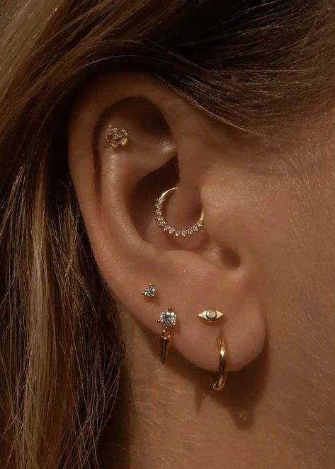 What is one thing we can’t ever live without? Studs, of course! For one piercing, for all piercings, they really are an effortless wear. Consider accessorizing with our huggies and ear cuffs. We love the extra touch our studs give each of our pieces. 3mm stone size. 18k gold plate over brass. Cubic zirconia accents. Celebrity Ear Piercings, All Piercings, Minimalist Ear Piercings, Ear Lobe Piercings, Pretty Ear Piercings, Cute Ear Piercings, Piercings Unique, Cute Piercings, Lobe Piercing